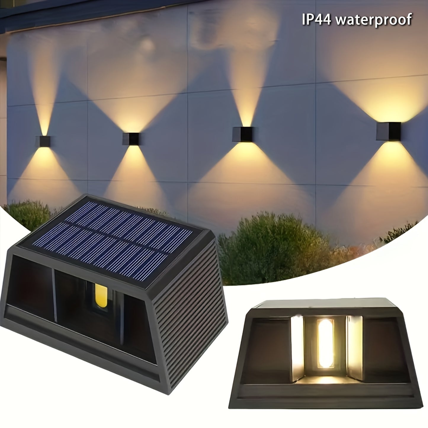 Solar buiten lamp 1+1 Gratis