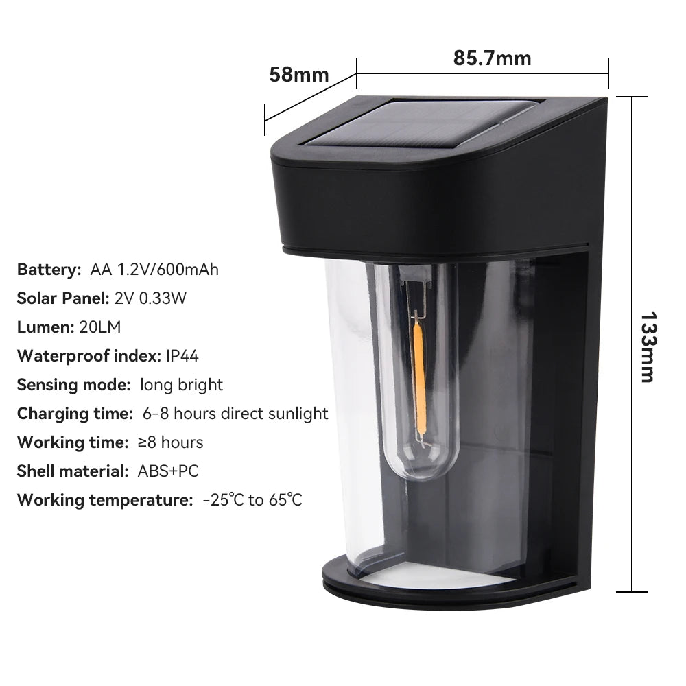 Solar outdoor lamp 1 + 1 free