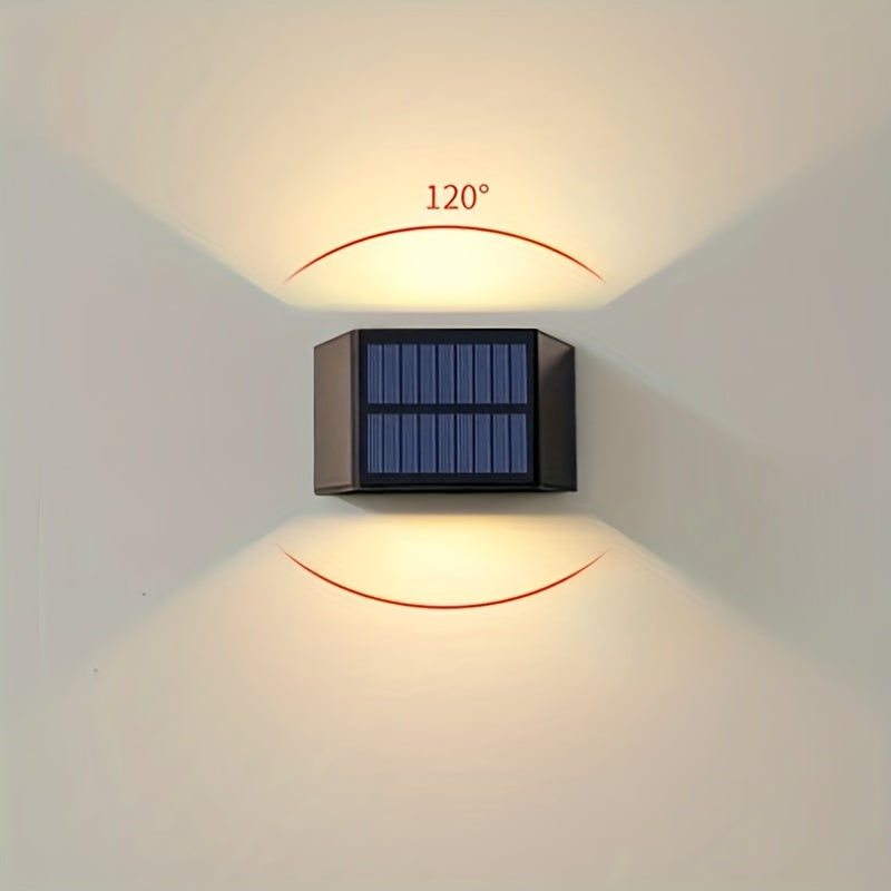 Solar buiten lamp 1+1 Gratis