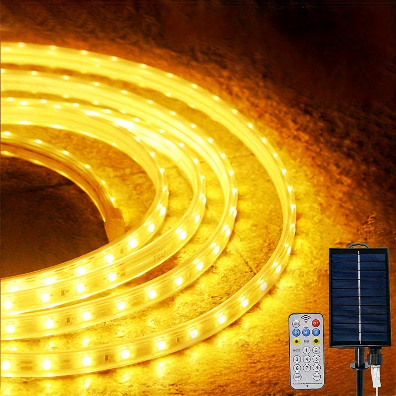 LED-lichtstrip op zonne-energie met afstandsbediening