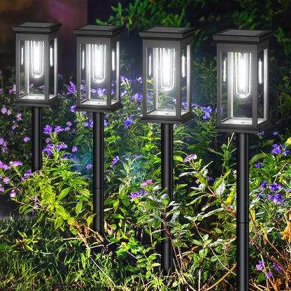 Solar LED lighting for the garden or walkways