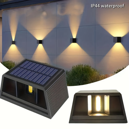 Solar buiten lamp 1+1 Gratis