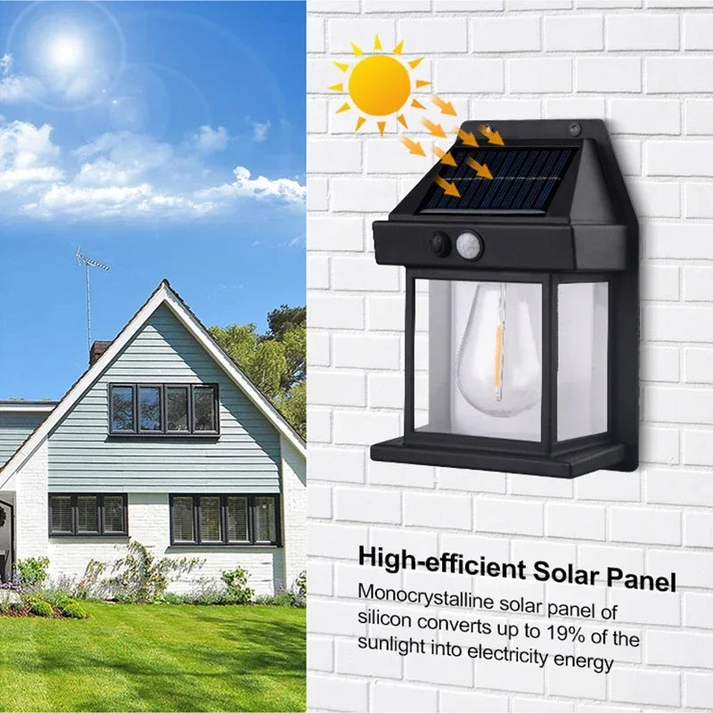 Solar wall lamp (smart sensor) 1 + 1 free 