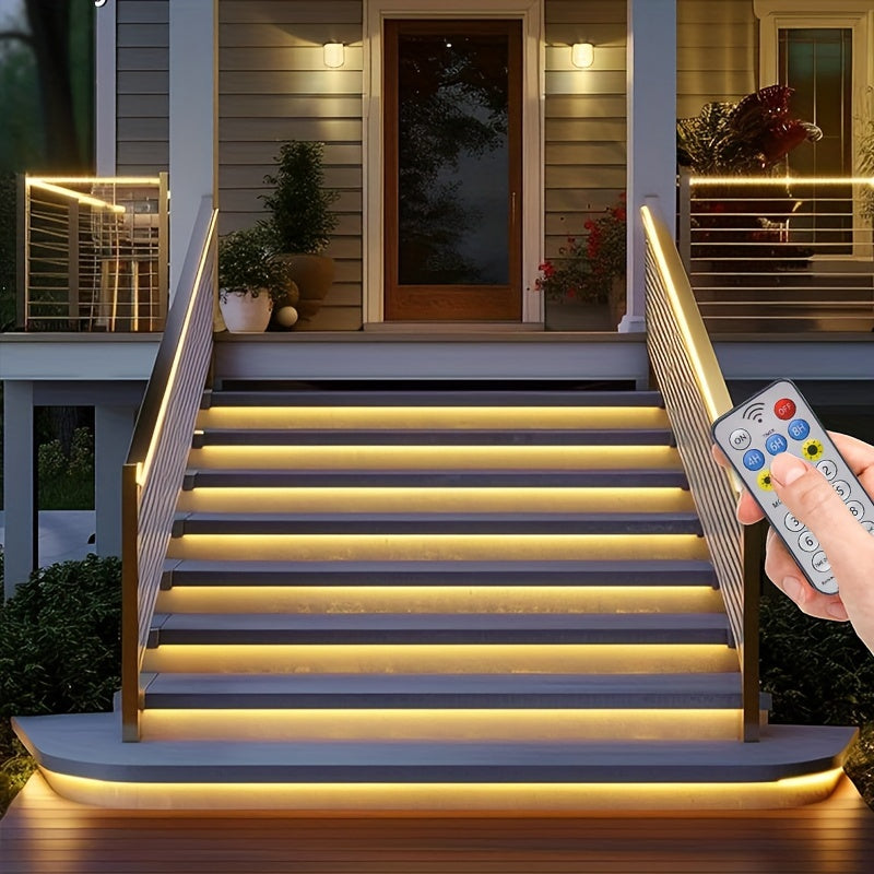 LED-lichtstrip op zonne-energie met afstandsbediening