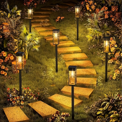 Solar LED lighting for the garden or walkways